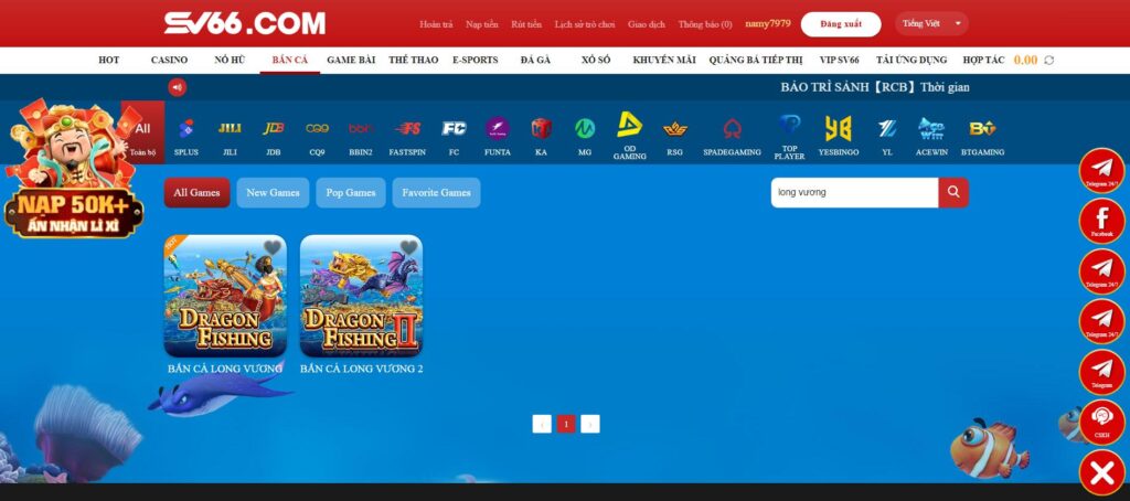 Bắn cá Long Vương SV66 - Khám phá tựa game săn cá siêu hot 8 Bắn cá Long Vương SV66 nhận về sự quan tâm của nhiều tay cược