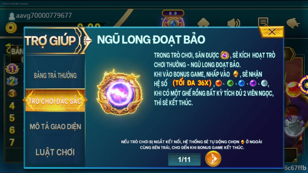 Bắn cá Ngũ Long SV66 - Thế giới đại dương đa sắc màu  9 Tìm hiểu luật chơi Bắn cá Ngũ Long SV66 chi tiết