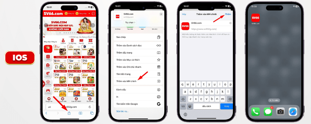Hướng dẫn những thao tác tải app SV66 về cho thiết bị iOS đơn giản nhất