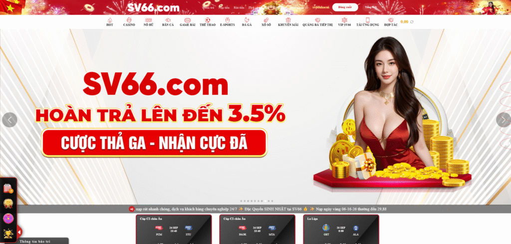 Một số ưu điểm nổi trội nhất của nhà cái SV66