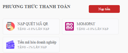 Quy trình nạp tiền vào SV66